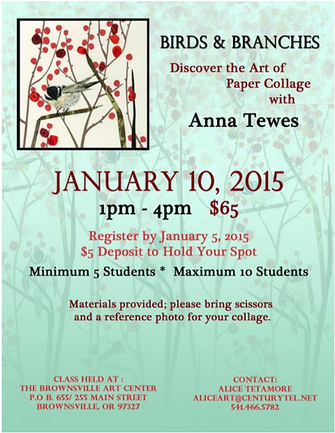 Anna Tewes Collage Workshop