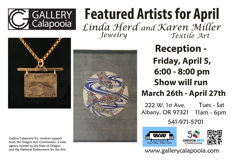 April Reception – Linda Herd and Karen Miller